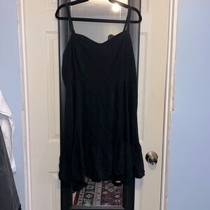 An airy black summery dress